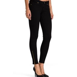 《 Paige 》Black Verdugo Ankle Zip Jeans